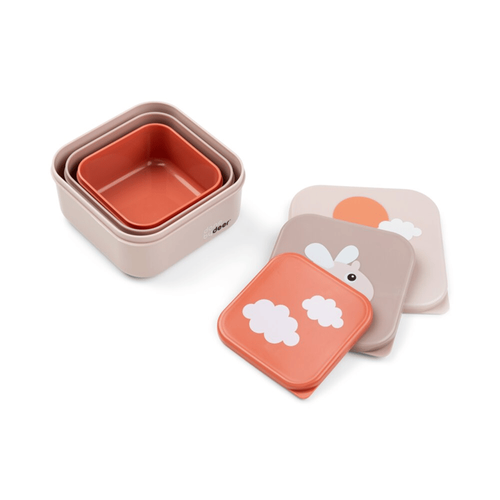Snacksbox 3-pack Happy Clouds - Powder Done By Deer