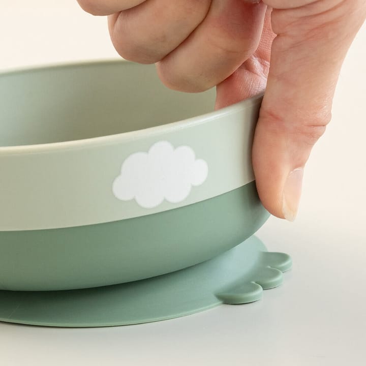 Bestickset Happy Clouds - Green Done By Deer