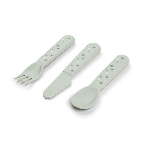 Bestickset Happy Dots - Green Done By Deer