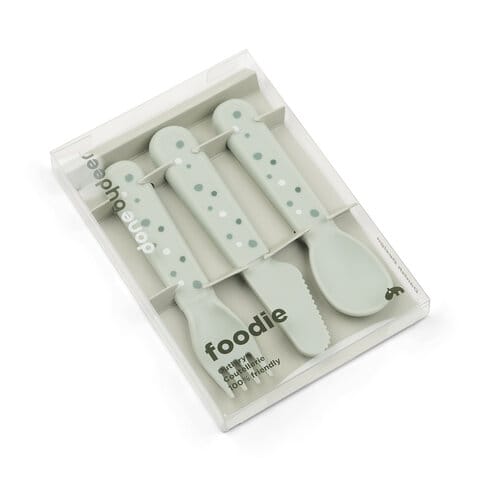Bestickset Happy Dots - Green Done By Deer