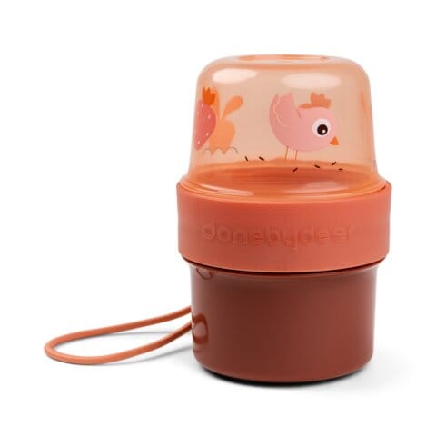 To go 2-way Snacksbox S Birdee - Papaya Done By Deer
