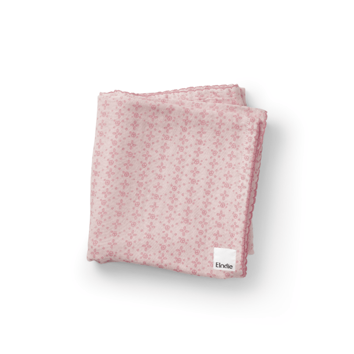 Muslinfilt - Embroidery Anglaise Pink