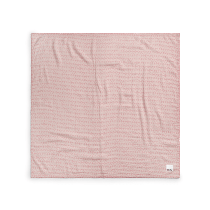 Muslinfilt - Embroidery Anglaise Pink Elodie