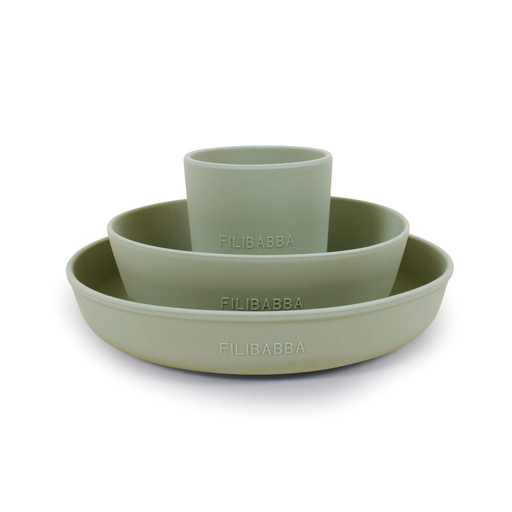 Filibabba Silikonmatset Green
