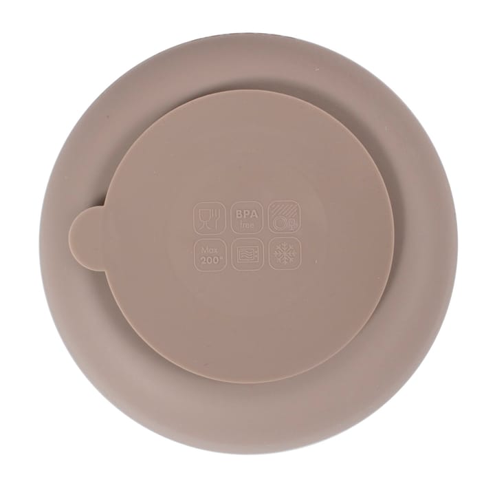 Silikonskål 2-pack - Warm Grey Filibabba