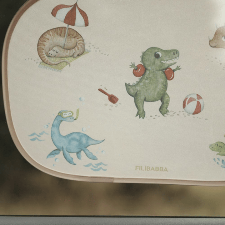 Solskydd För Bilen 2-Pack - Dino Beach Filibabba