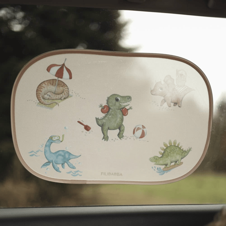 Solskydd För Bilen 2-Pack - Dino Beach Filibabba