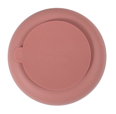 Tallrik 2-pack Silikon - Rosa Filibabba