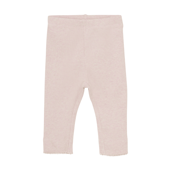 Leggings Ribbade - Hushed Violet Melange Fixoni