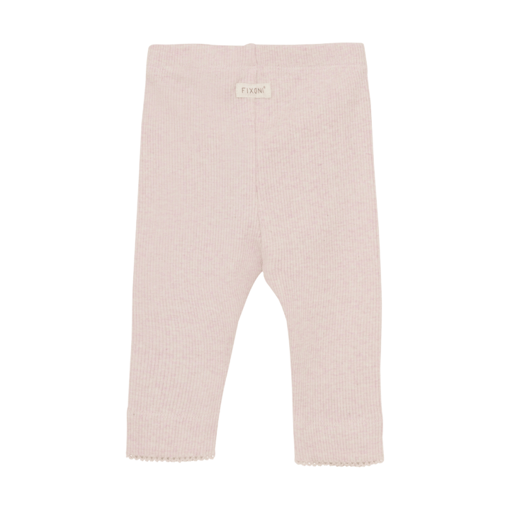 Leggings Ribbade - Hushed Violet Melange Fixoni
