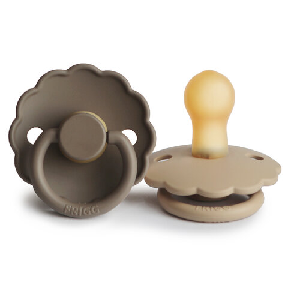 FRIGG Napp Daisy Latex 2-pack Croissant/Portobello