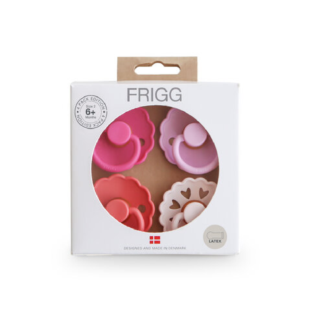 FRIGG Nappar Latex 4-pack Rosy Romance