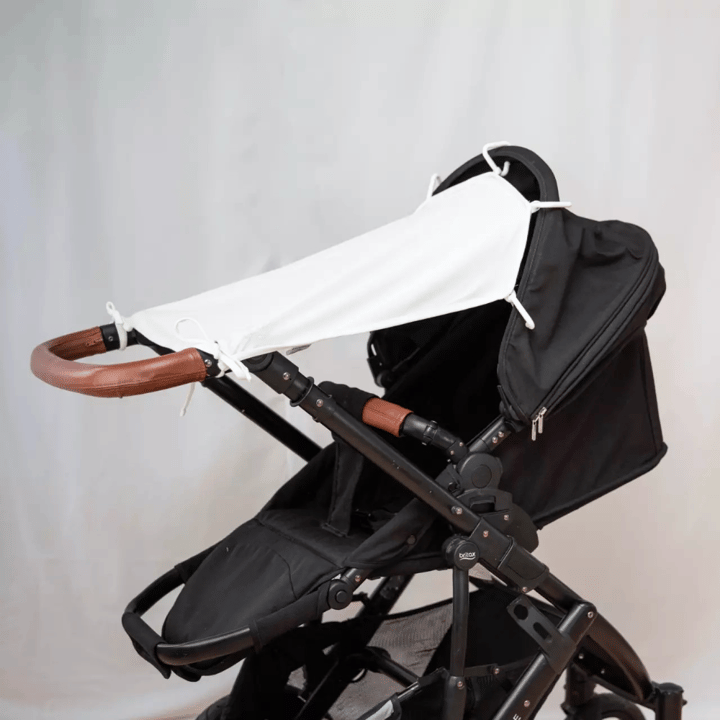 Barnvagnsgardin UV 50+ - Vit Geggamoja