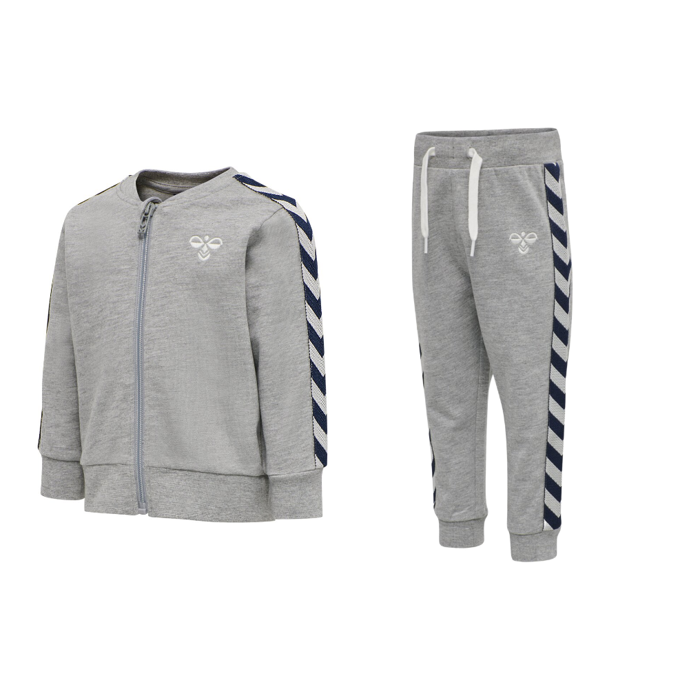HUMMEL Joggingset Bille Grey Melange