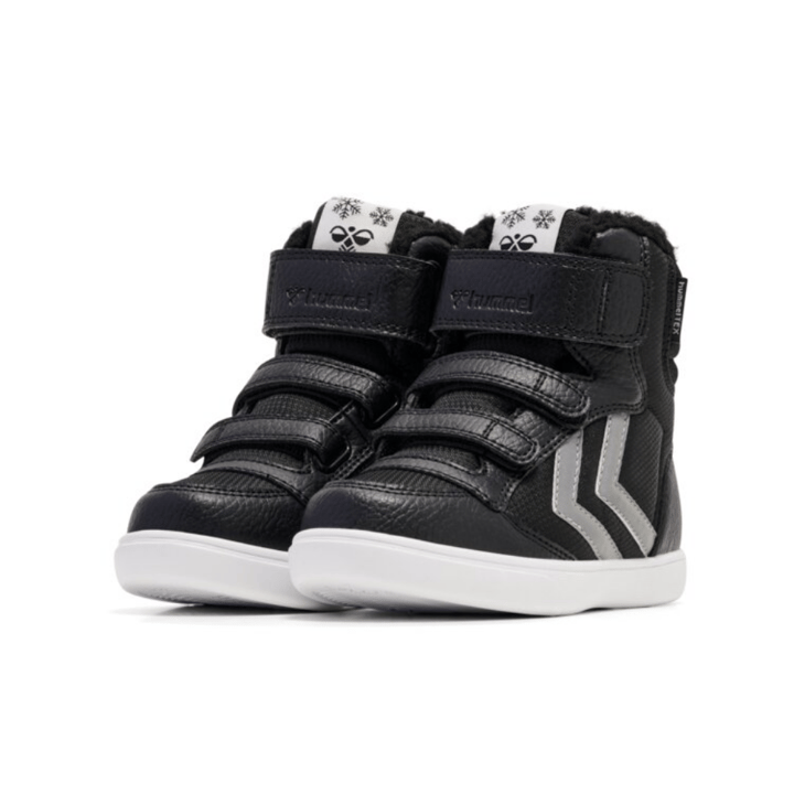 Vinterskor Stadil Super Poly Tex Jr - Black/Grey HUMMEL