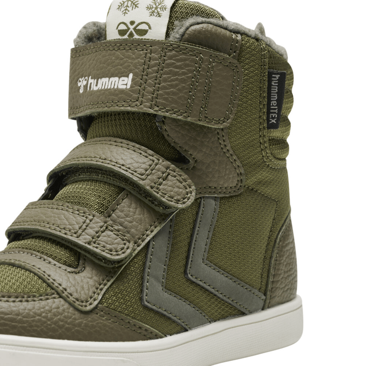Vinterskor Stadil Super Poly Tex Jr - Dark Olive HUMMEL