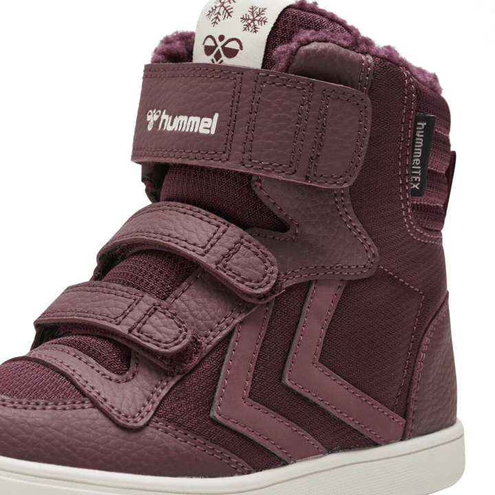 Vinterskor Stadil Super Poly Tex Jr - Windsor Wine HUMMEL