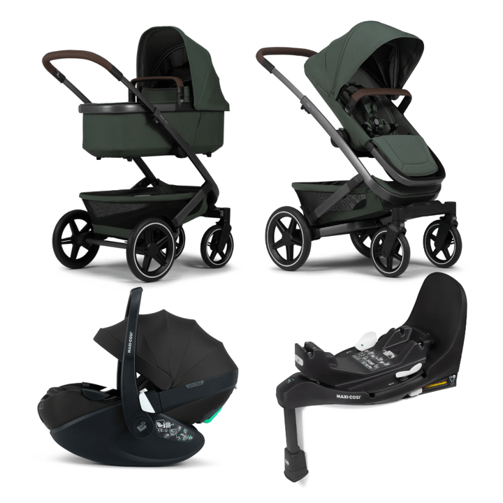 Geo3 Duovagn + Maxi Cosi Pebble 360 Pro + Basenhet Joolz