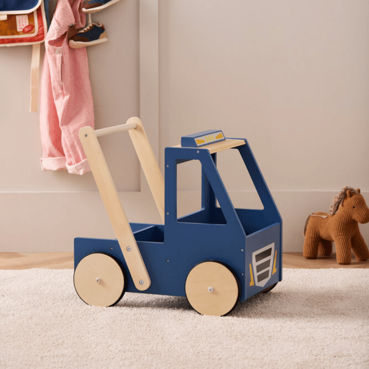 Gå-Vagn Lastbil - Blå Kids Concept