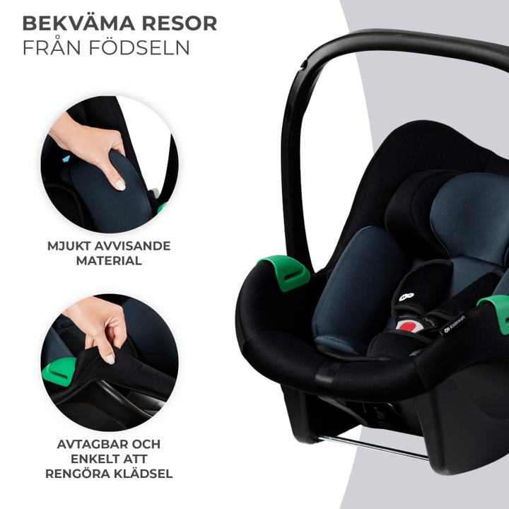 Mink Pro I-Size - Svart Kinderkraft