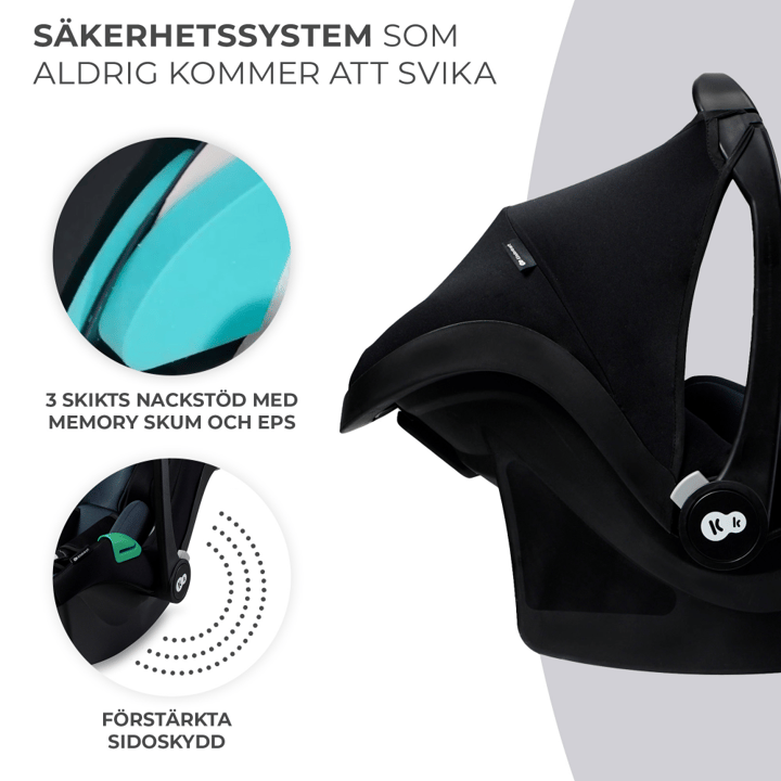Mink Pro I-Size - Svart Kinderkraft