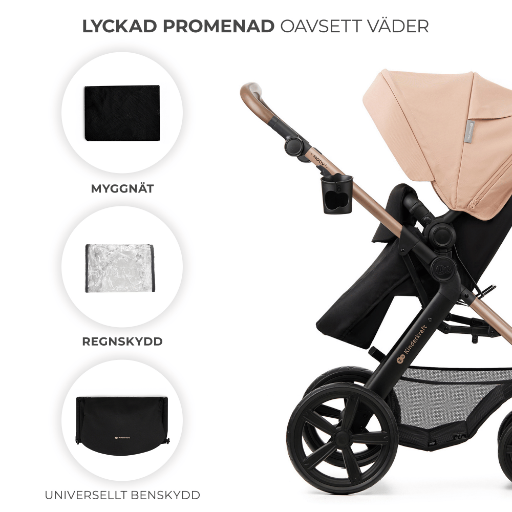 Moov 2 Eva Wheels 3in1 - Beige Kinderkraft