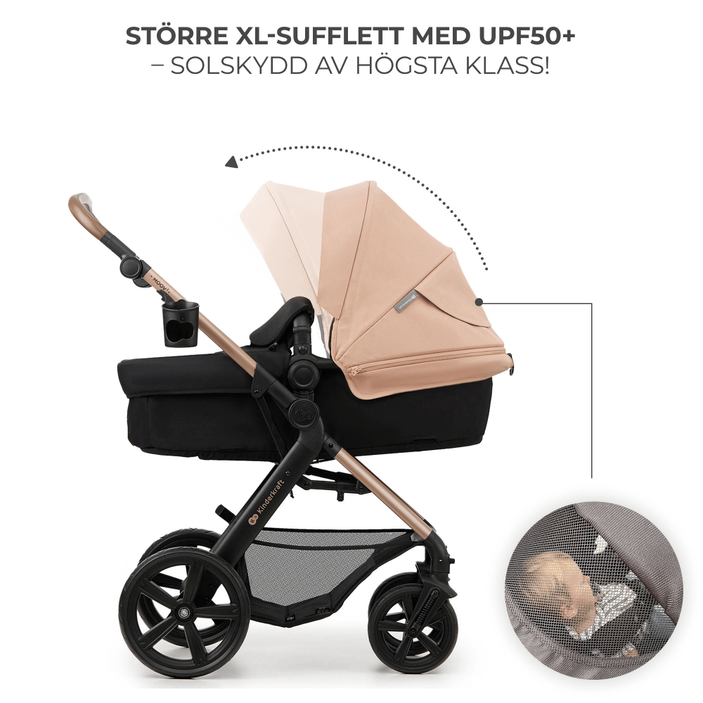 Moov 2 Eva Wheels 3in1 - Beige Kinderkraft