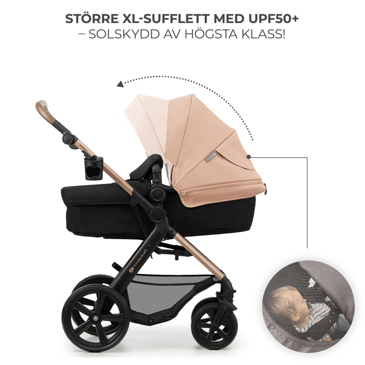 Moov 2 Eva Wheels 3in1 - Beige Kinderkraft