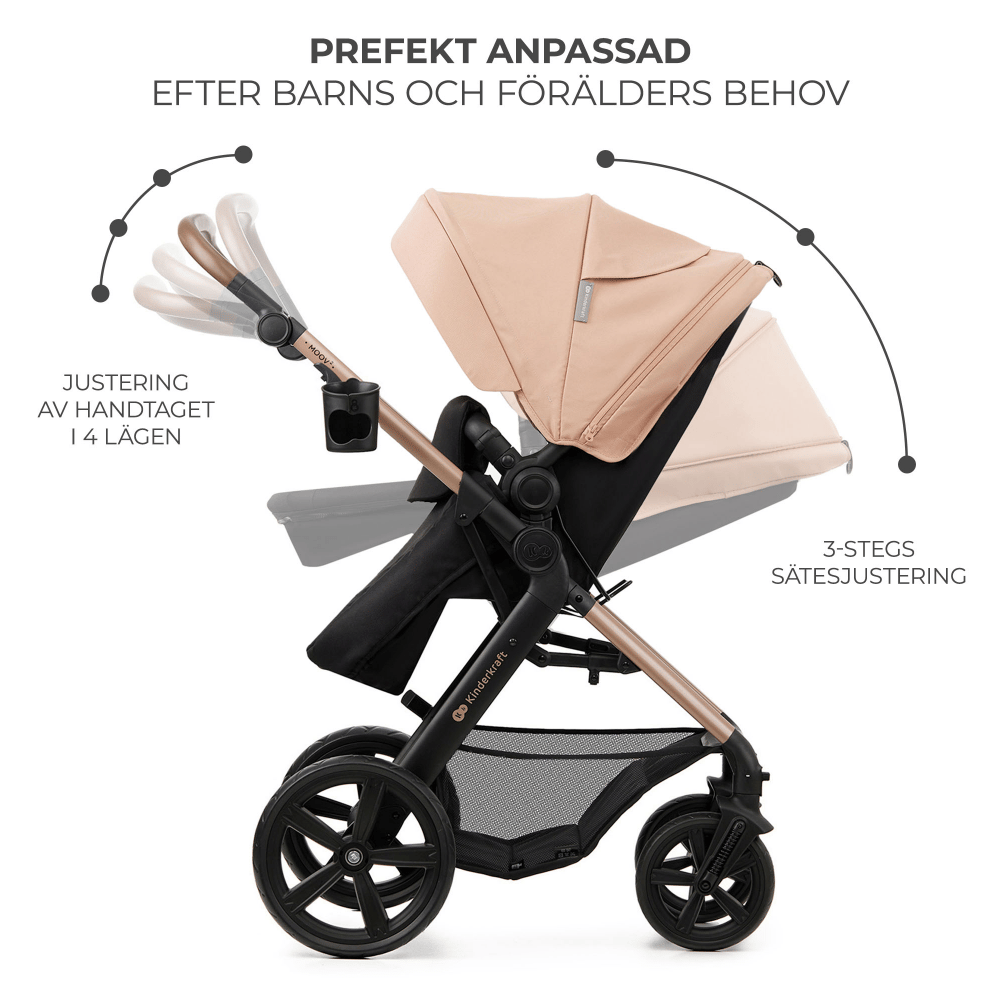 Moov 2 Eva Wheels 3in1 - Beige Kinderkraft