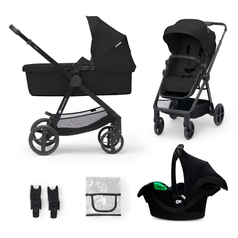 Kinderkraft Newly  3in1 inkl. Mink Pro Classic Black