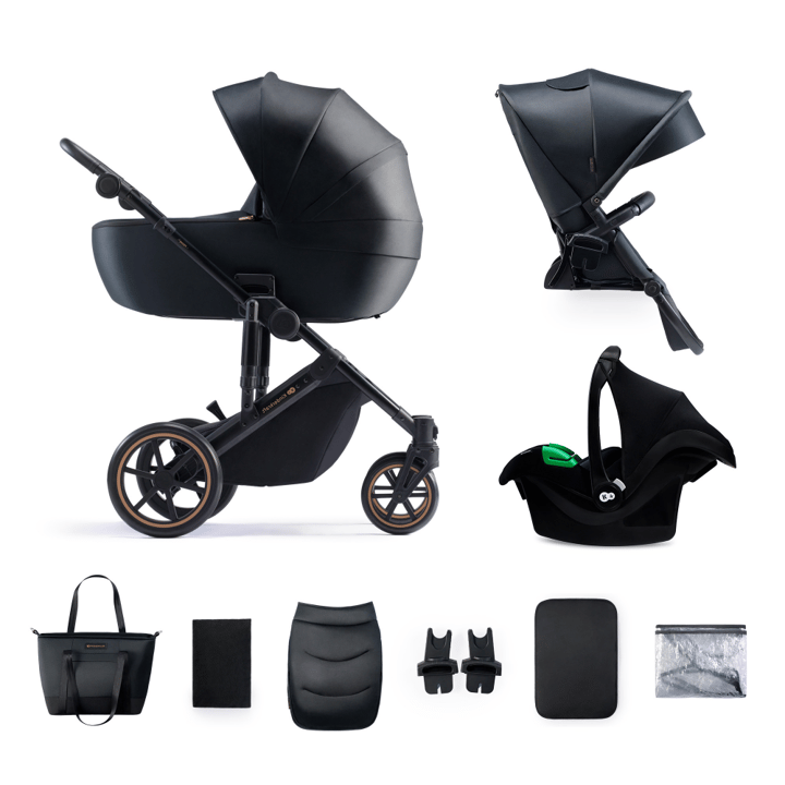 Prime 2 3in1 inkl. Mink Pro - Venezian Black Kinderkraft