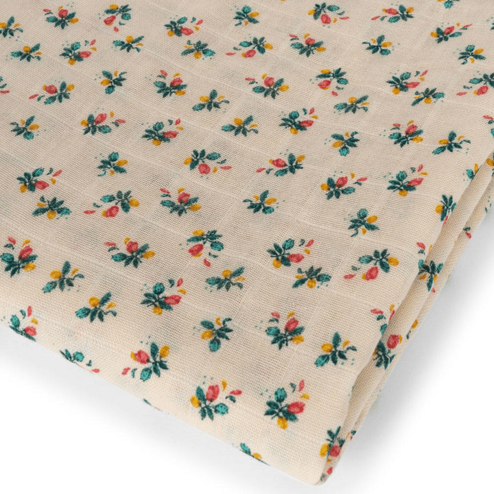 Muslinfilt 115 x 115 cm - Fleur Coloré Konges Slöjd