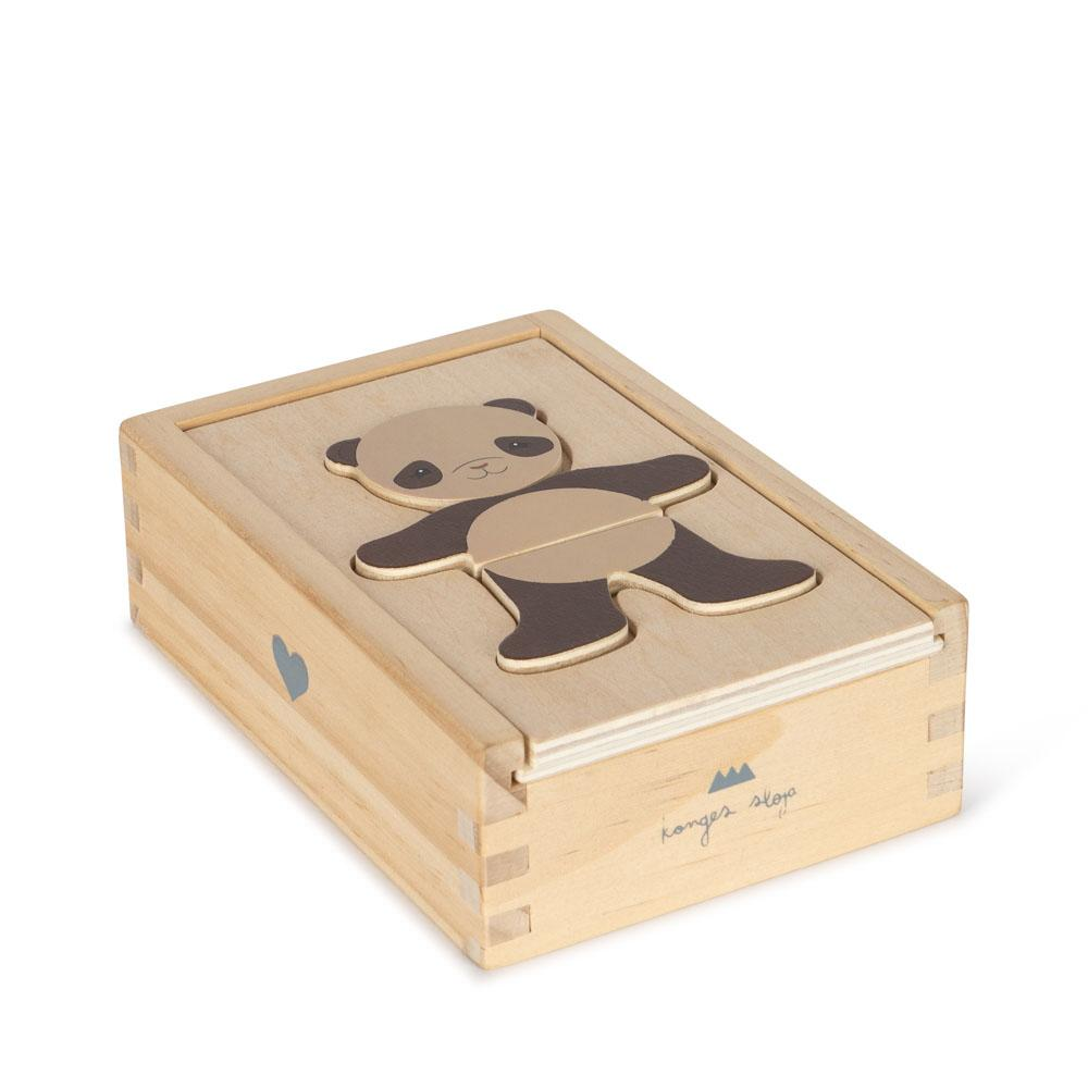 Product Image for Konges Slöjd  Träpussel Teddy Dress Upp Animals - BabyWorld