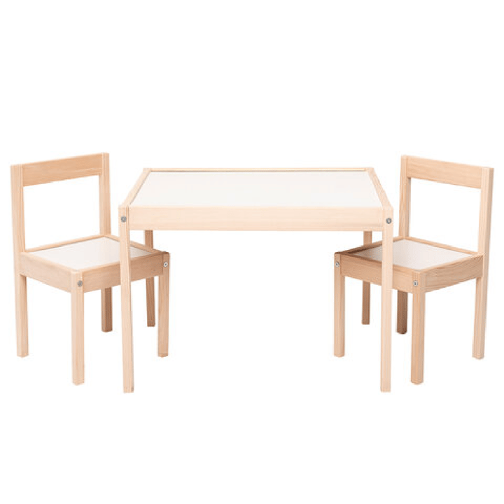 Bord och Stolsset - Vit KUKKA