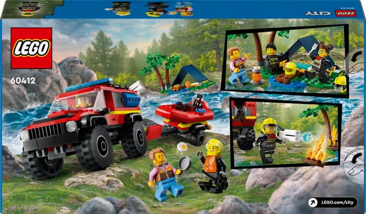 Brandbil med Räddningsbåt 4x4 LEGO