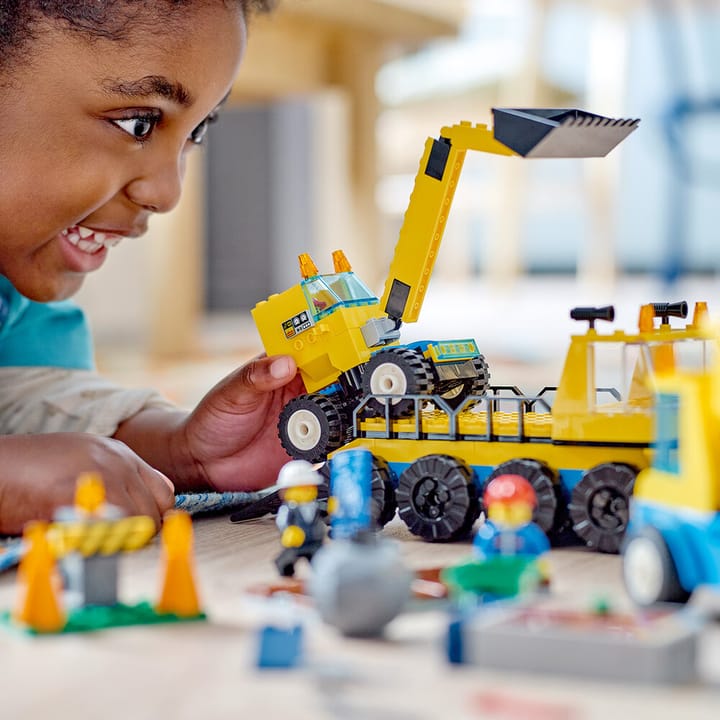Byggfordon och Kran med Rivningskula LEGO
