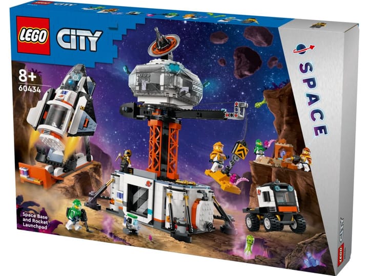 Rymdbas och Raketuppskjutningsramp LEGO