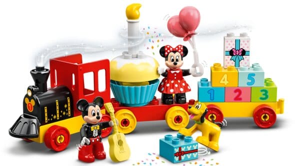 Musse och Mimmis Födelsedagståg LEGO