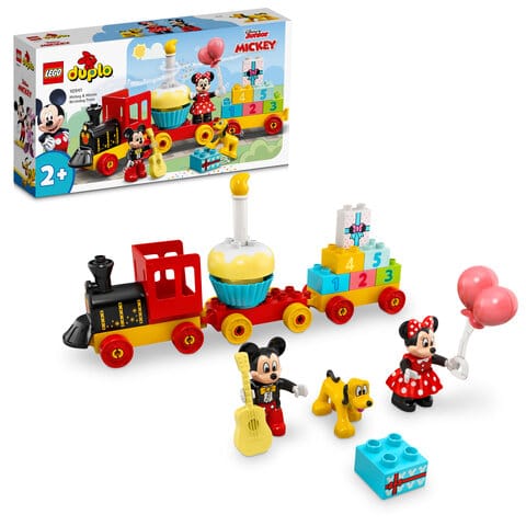 Musse och Mimmis Födelsedagståg LEGO
