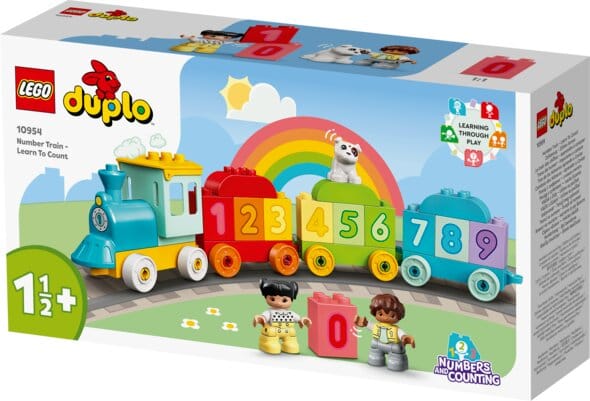 Siffertåg – Lär dig Räkna LEGO
