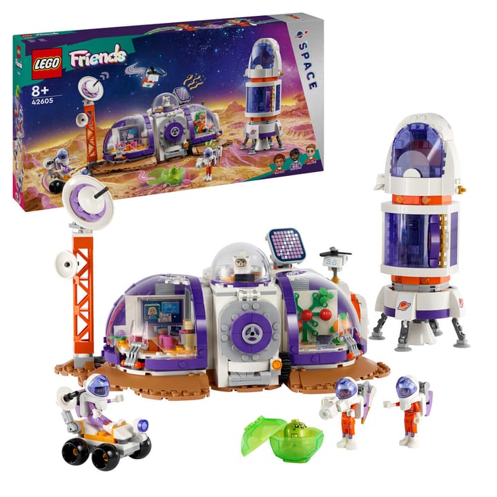 Rymdbas på Mars med Raket LEGO