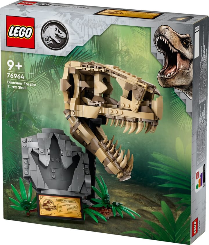 Dinosauriefossiler: T.Rex-Skalle LEGO