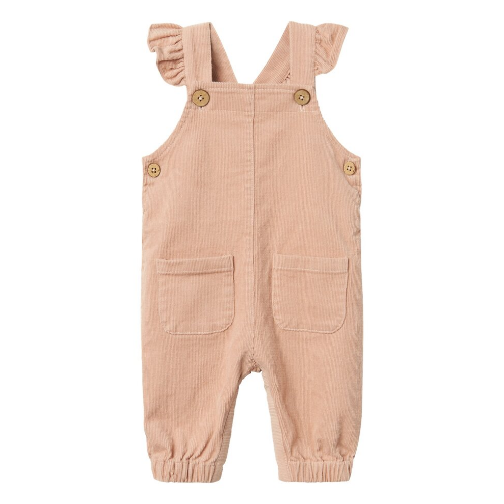 LIL' ATELIER Hängselbyxor Manchester Rugby Tan