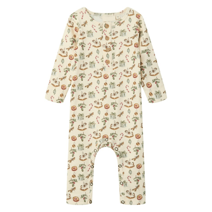 Långärmad Jumpsuit Gio - Turtledove LIL' ATELIER