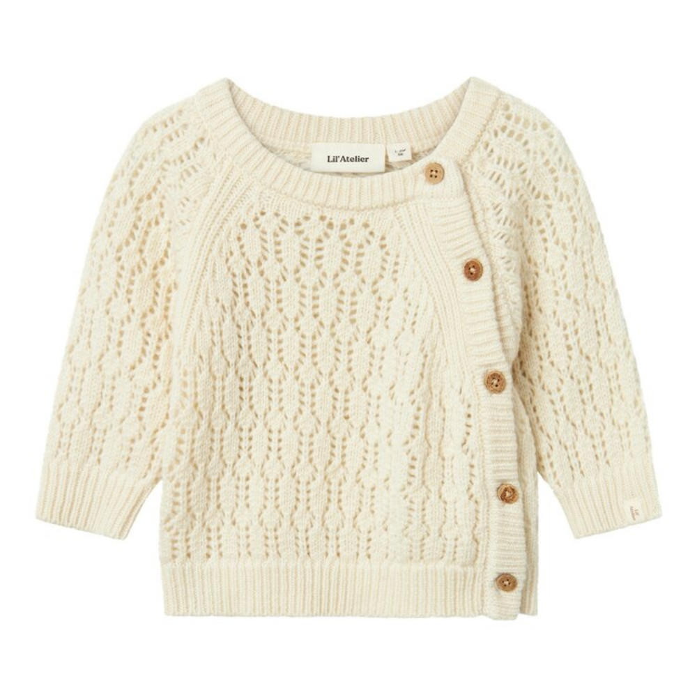 LIL' ATELIER Stickad Tröja Renessa Turtledove