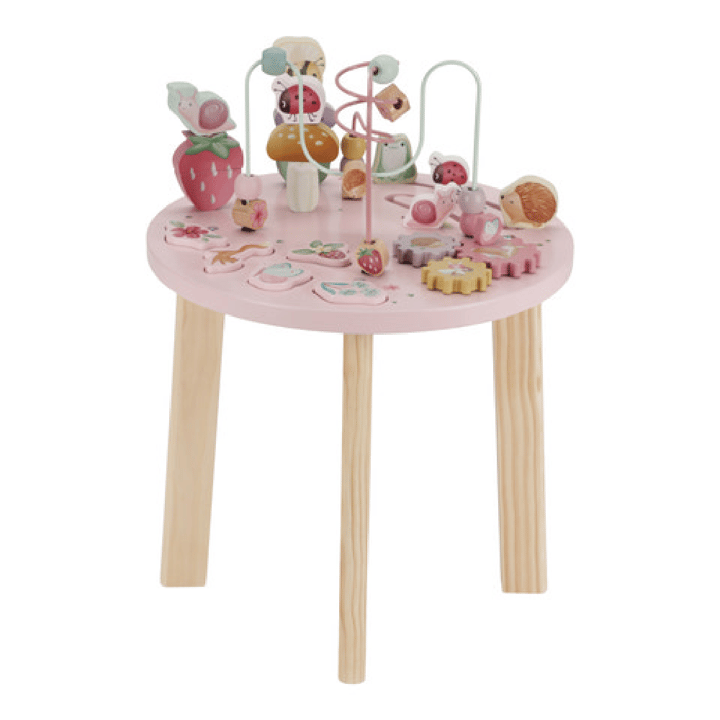 Aktivitetsbord Forest Friends - Rosa Little Dutch