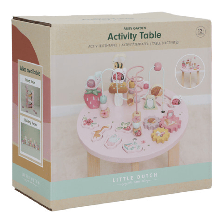Aktivitetsbord Forest Friends - Rosa Little Dutch