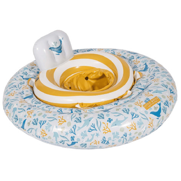 Baby Badring Ocean Dream - Blå Little Dutch