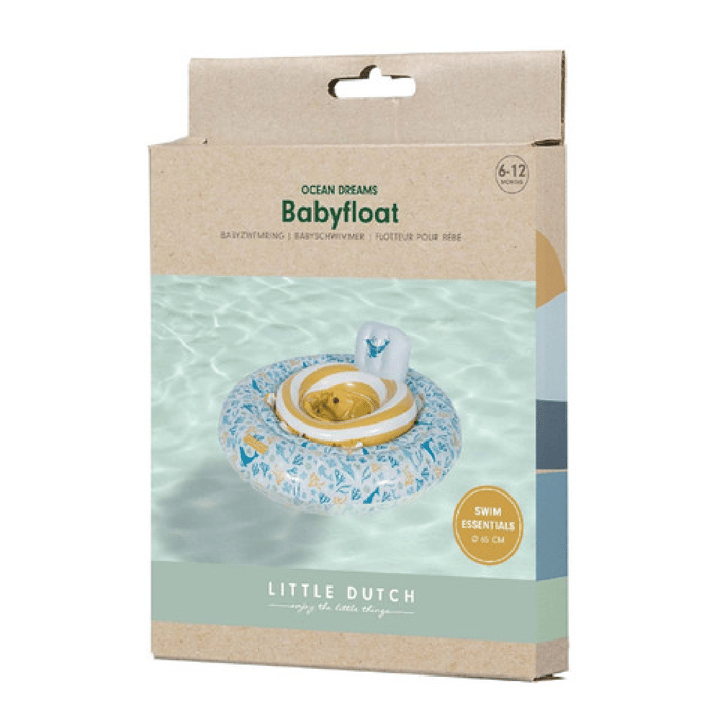 Baby Badring Ocean Dream - Blå Little Dutch