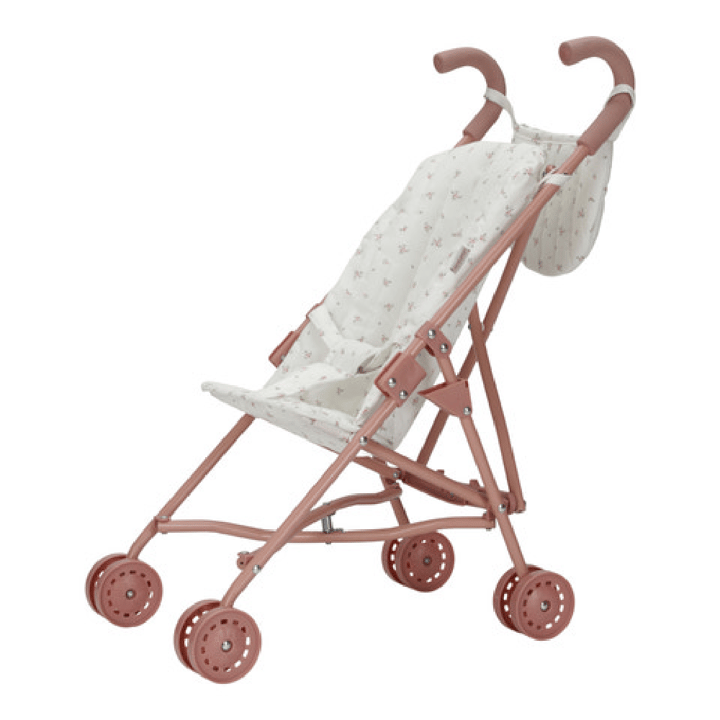 Dockvagn Ihoppfällbar Metal - Rosa Little Dutch